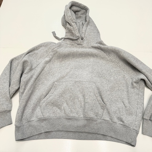 All Saints allsaints  gray marl talon pullover embroidered hoodie Size small - Picture 5 of 12